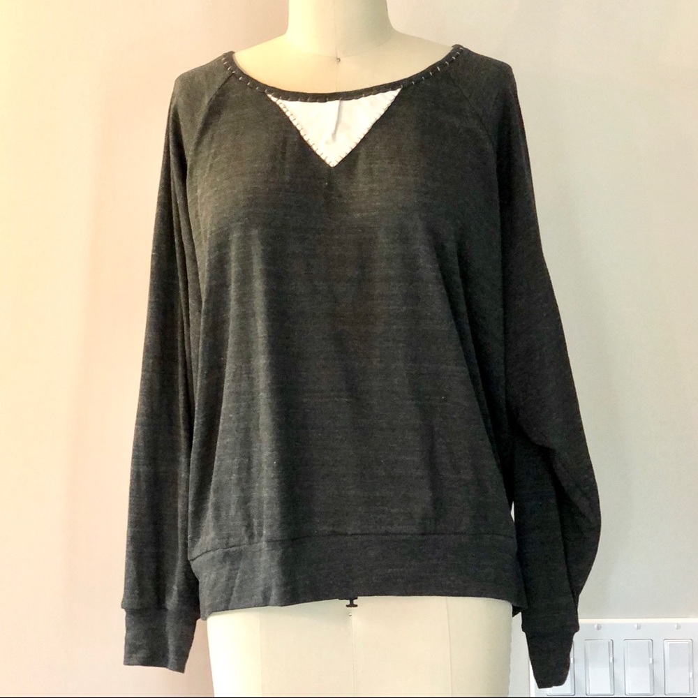 Hoi Boi L/S oversized jersey top.